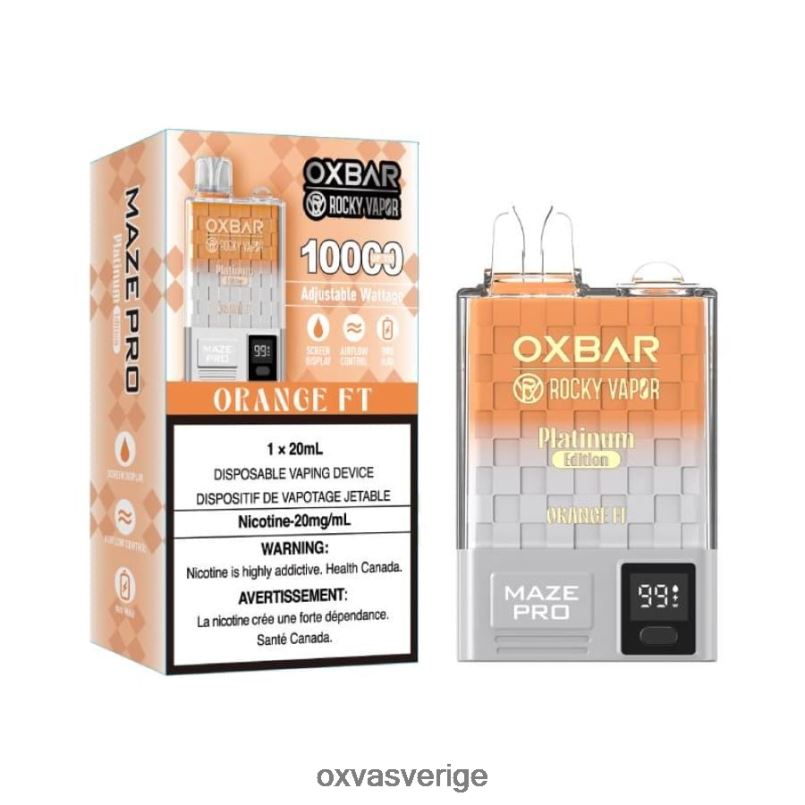 OXVA Vape Pod | 4428Z15 orange ft OXVA OXBAR MAZE PRO 10000