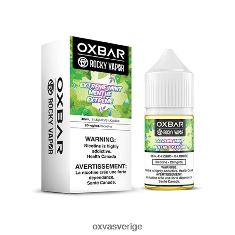 OXVA Vape Sale | 4428Z48 extrem mint OXVA OXBAR 30ml salt nic